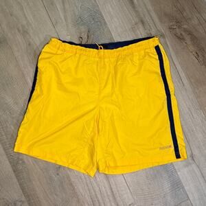 Vintage Nike Shorts Blue Y2K 2000s Swimming Trunks Bottoms Navy Mens Large